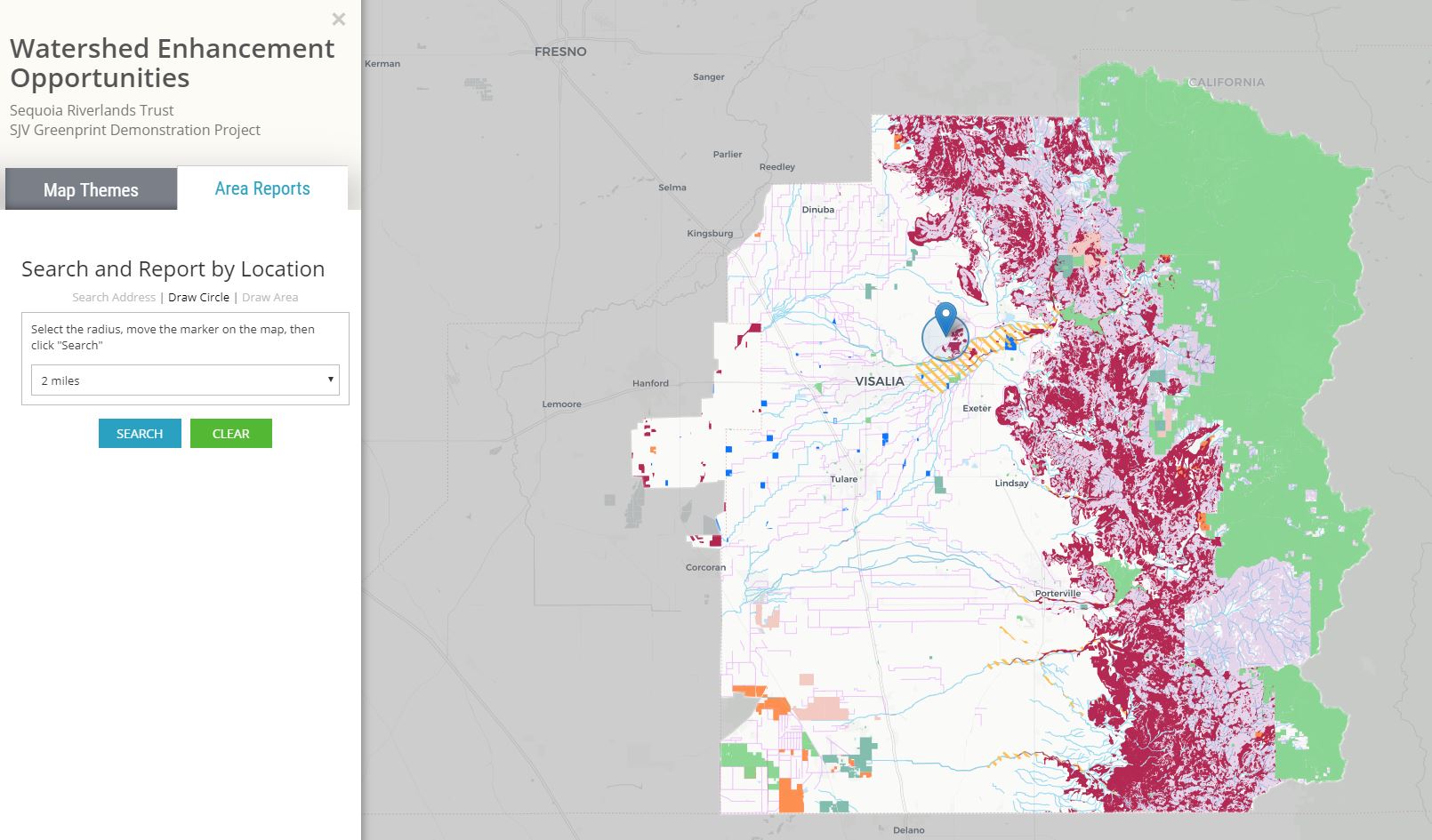 Mapping Groundwater Conservation In The San Joaquin Valley